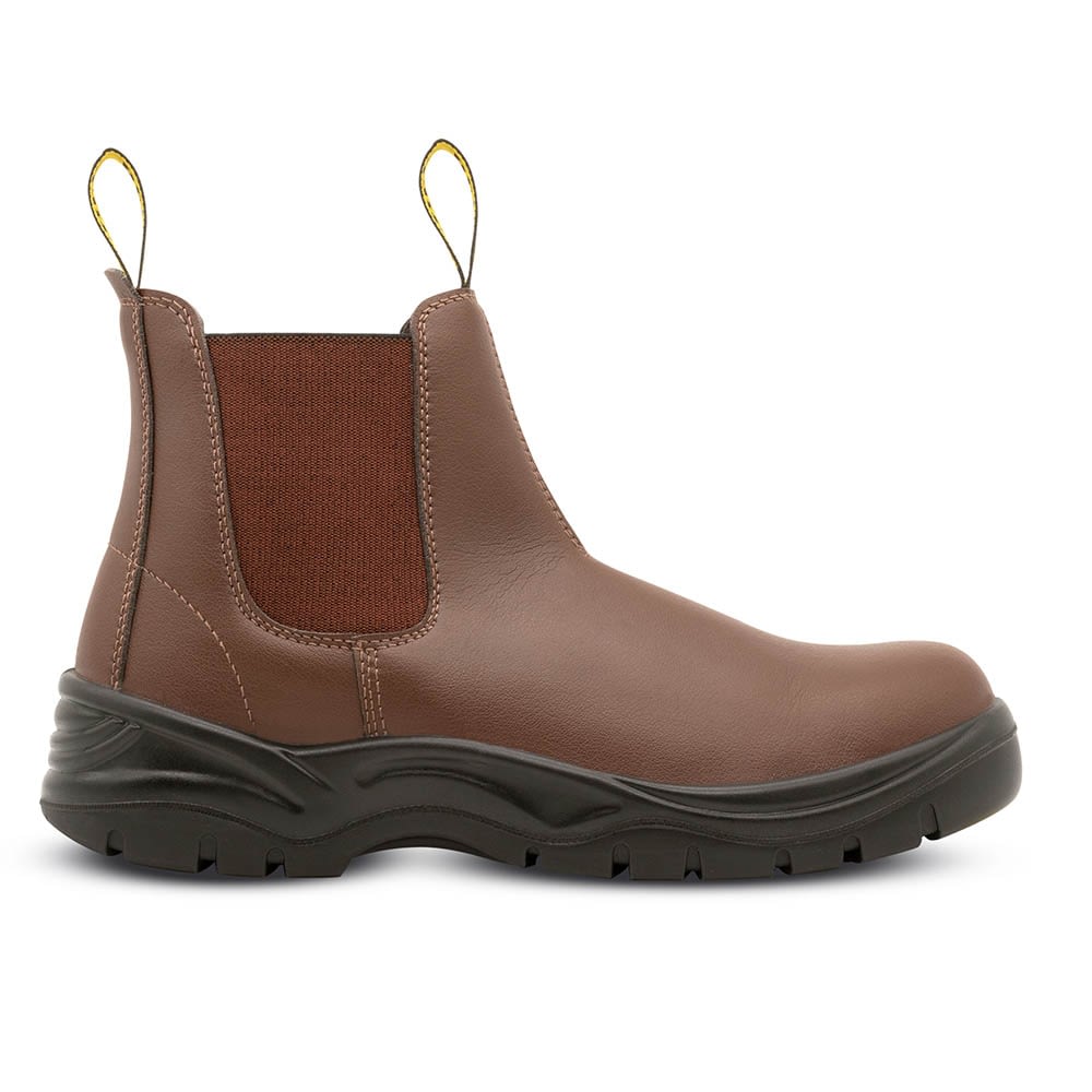 Rebel Chelsea Boot FX2-CB-S1P Brown | Delta Health and Safety